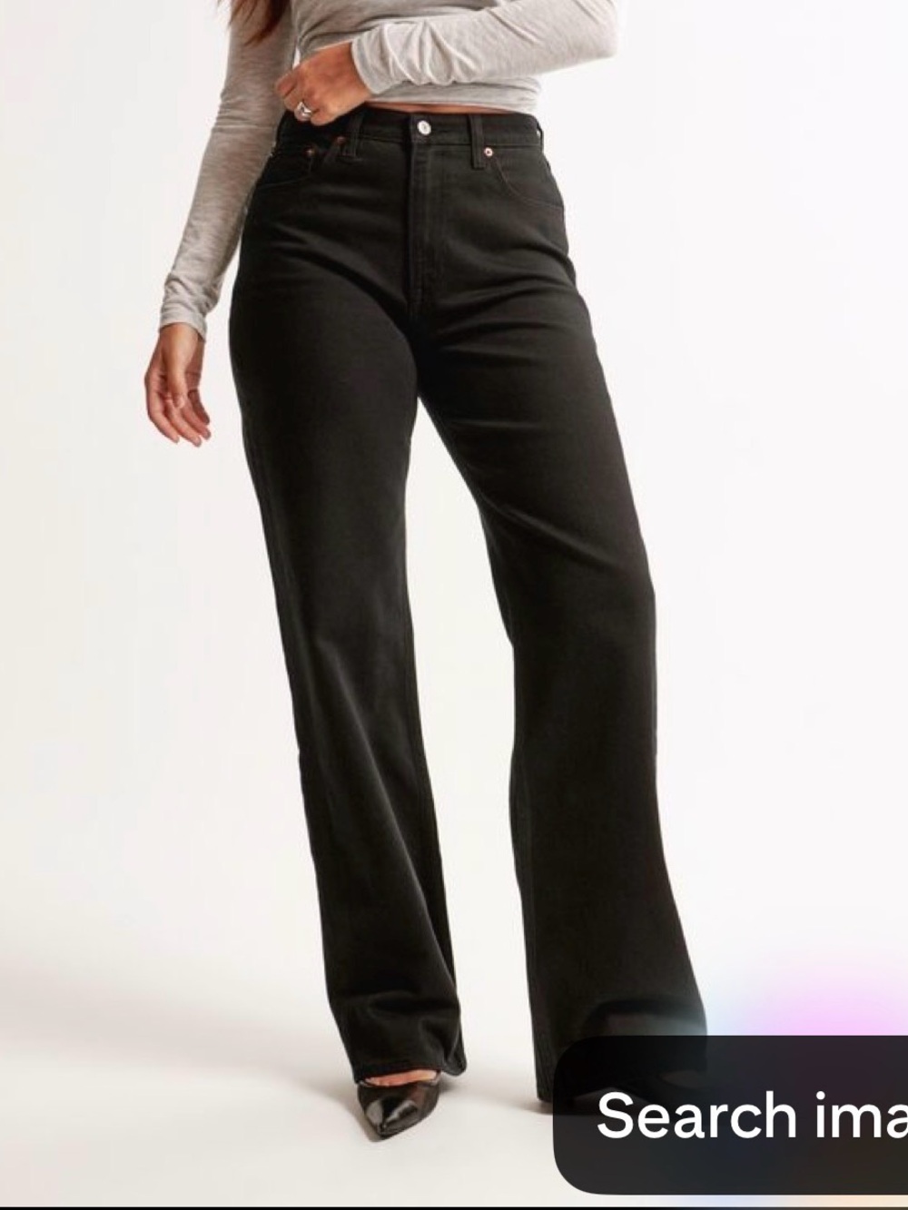 Abercrombie & Fitch Black 90’s relaxed  Jeans - Women's